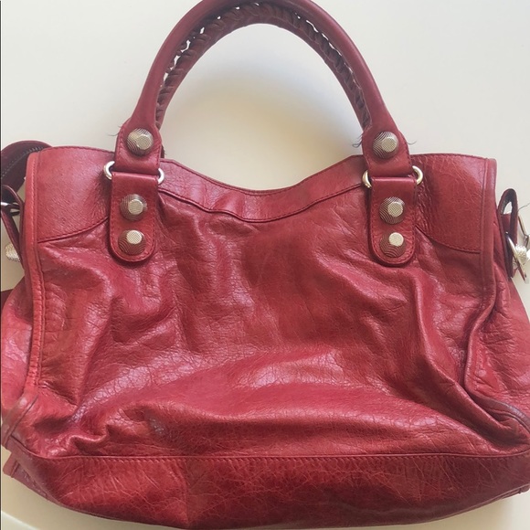 Red Balenciaga city bag in great condition - Picture 4 of 8